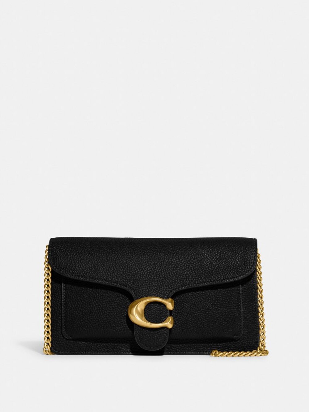 NWT Coach Tabby Chain Clutch in Black